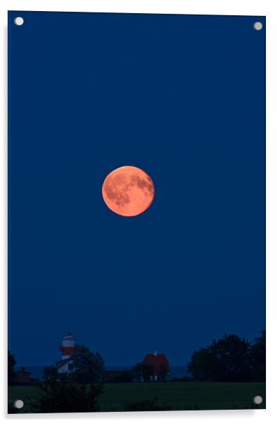 Moonrise Acrylic by Thomas Schaeffer