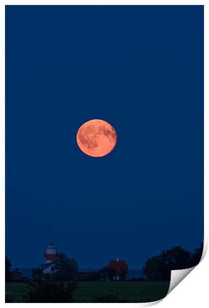 Moonrise Print by Thomas Schaeffer