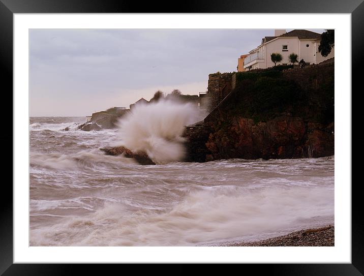 Gale Force Framed Mounted Print by Peter F Hunt