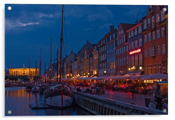 Nyhavn, Copenhagen Acrylic by Thomas Schaeffer