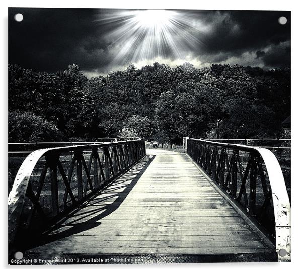 bridge of dreams 2 Acrylic by Emma Ward