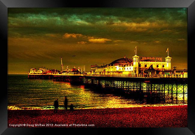 brighton pier Framed Print by Doug McRae