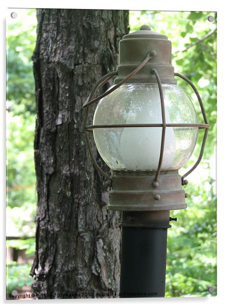 Old lampost Acrylic by Pics by Jody Adams