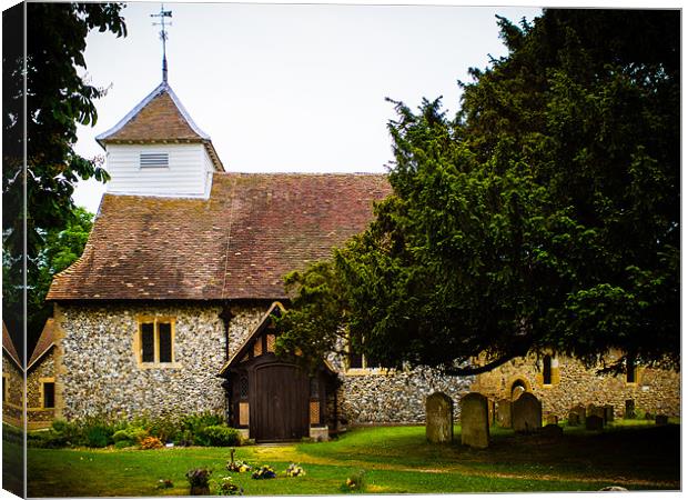 St Mary, Sulhamstead, Berkshire, England, UK Canvas Print by Mark Llewellyn