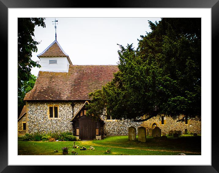 St Mary, Sulhamstead, Berkshire, England, UK Framed Mounted Print by Mark Llewellyn
