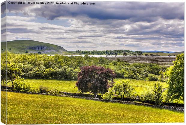 Malham Tarn Yorkshire Dales Canvas Print by Trevor Kersley RIP