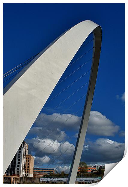 Millennium Bridge Print by John Ellis