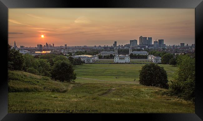 Greenwich Park Framed Print by Neal P