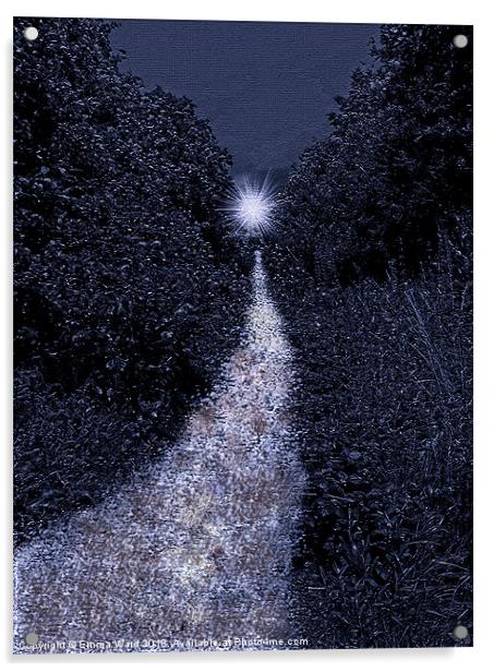the path to dreams Acrylic by Emma Ward