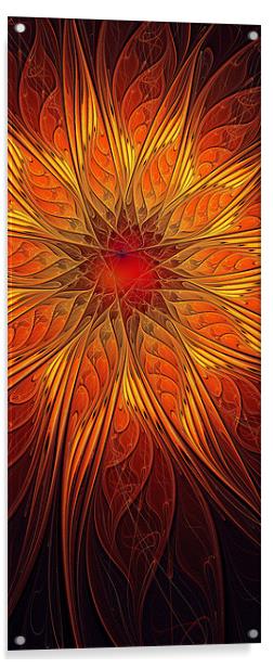 Great Ball of Fire Acrylic by Amanda Moore