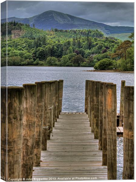 The Jetty Canvas Print by John Biggadike