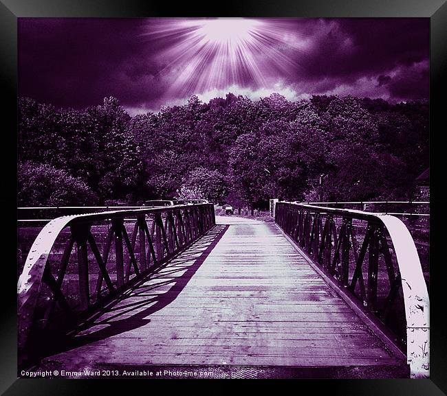 bridge of dreams 3 Framed Print by Emma Ward