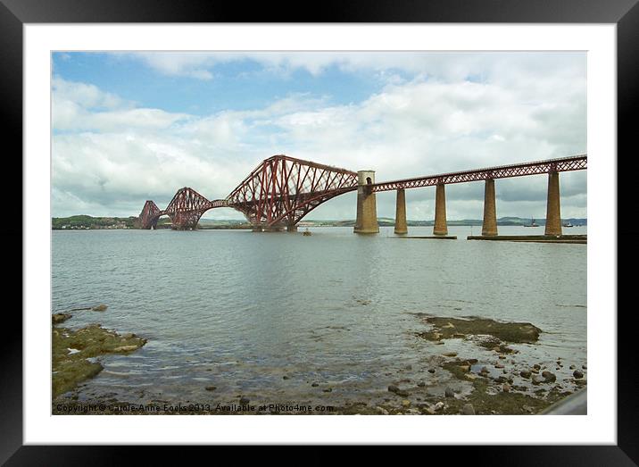 Firth of Forth Bridge Scotland Framed Mounted Print by Carole-Anne Fooks