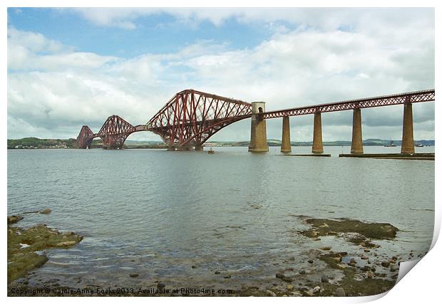Firth of Forth Bridge Scotland Print by Carole-Anne Fooks
