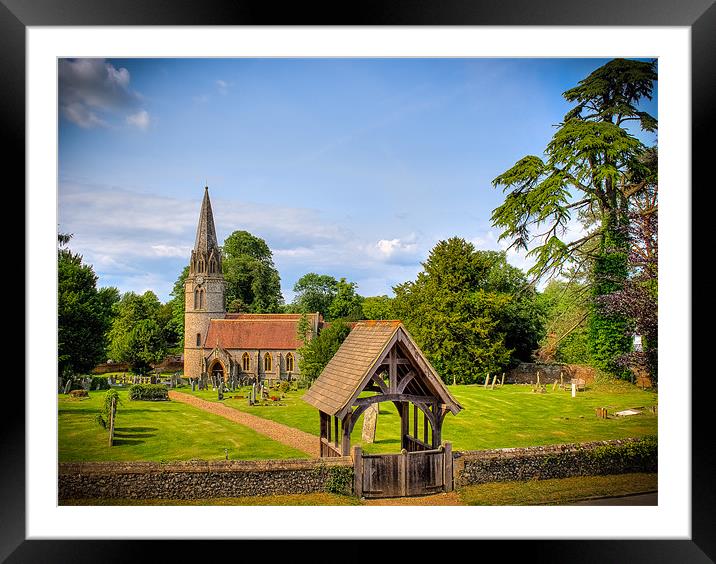 St Gregorys, Welford, Berkshire, England, UK Framed Mounted Print by Mark Llewellyn