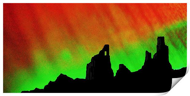 northern lights Print by dale rys (LP)