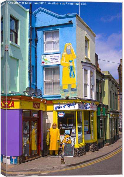 Broadstairs high street Canvas Print by Thanet Photos