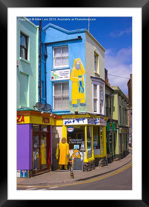 Broadstairs high street Framed Mounted Print by Thanet Photos