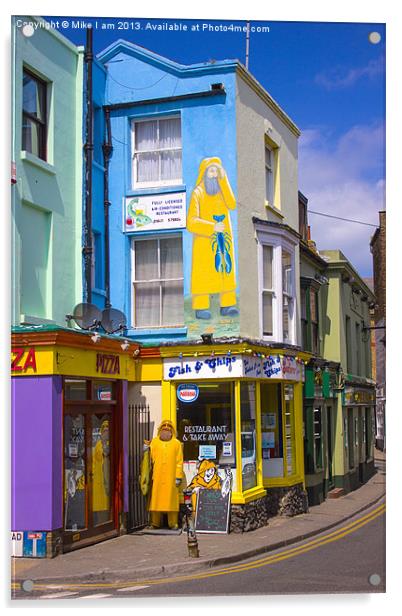 Broadstairs high street Acrylic by Thanet Photos