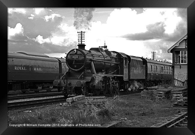 Southern Built 8F No 48624 Framed Print by William Kempster