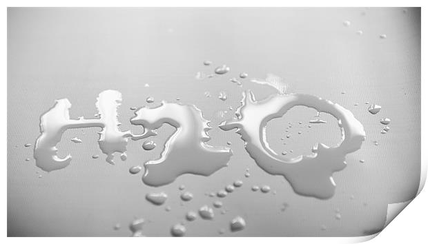 Mono Water - H2O Print by Ian Johnston  LRPS