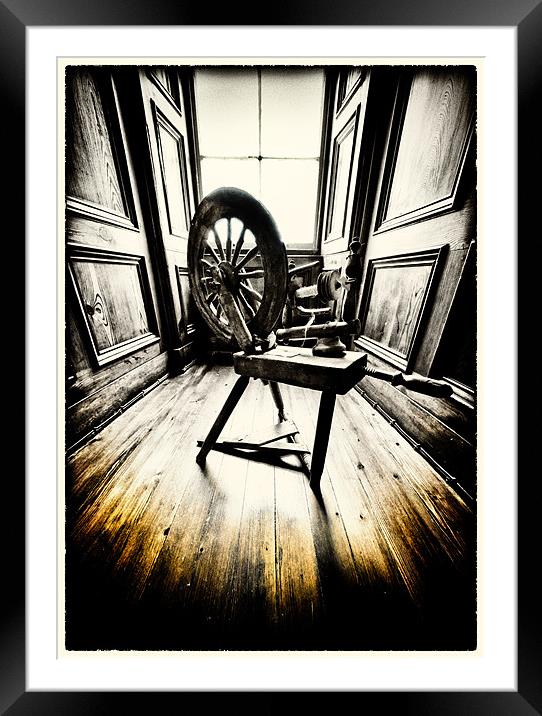 The Spinning Wheel Framed Mounted Print by Fraser Hetherington