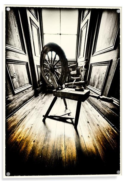 The Spinning Wheel Acrylic by Fraser Hetherington