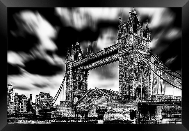 Tower Bridge Framed Print by Andrew Driver