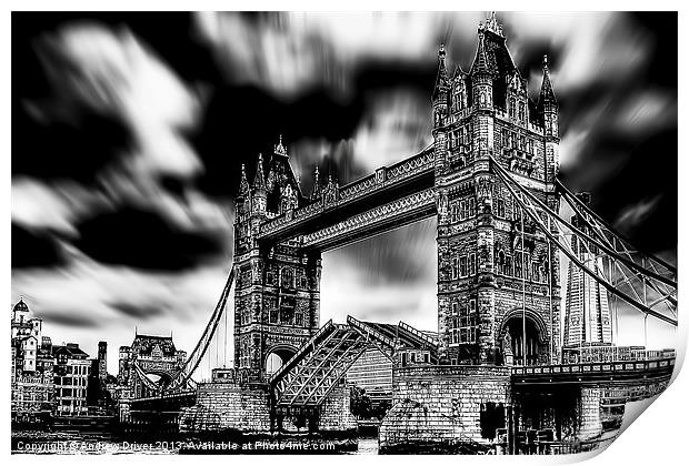 Tower Bridge Print by Andrew Driver