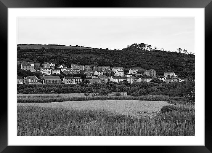 Pwll Framed Mounted Print by Donna Collett