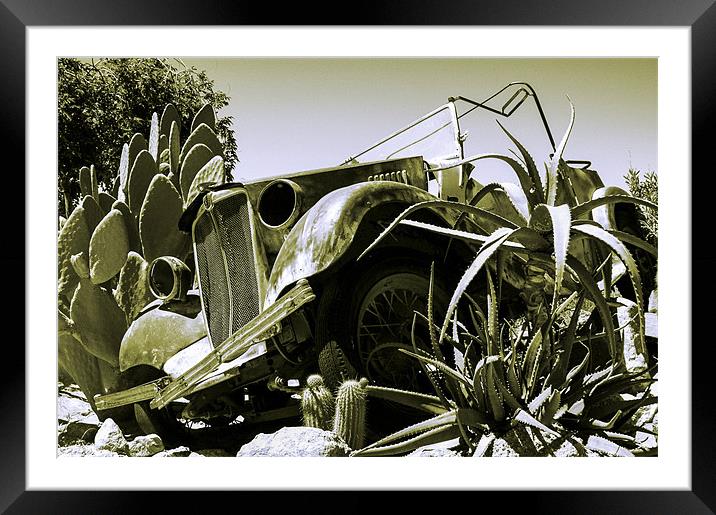 Old Car Framed Mounted Print by Jan Venter