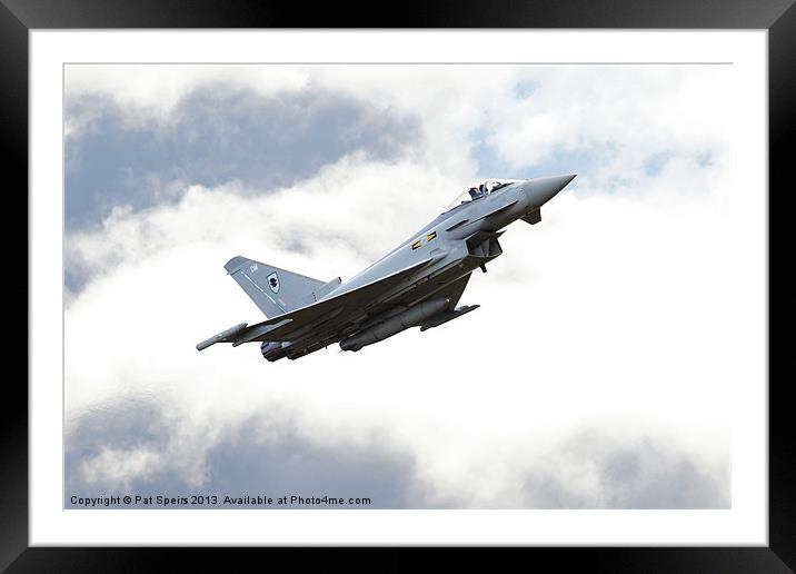 RAF - Typhoon  Ad Astra Framed Mounted Print by Pat Speirs