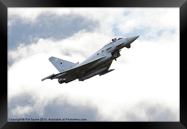 RAF - Typhoon  Ad Astra Framed Print by Pat Speirs
