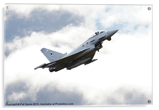 RAF - Typhoon  Ad Astra Acrylic by Pat Speirs
