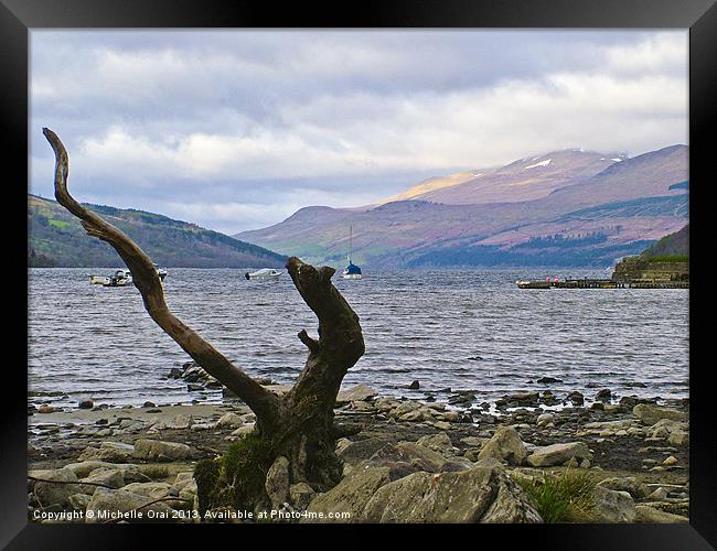Loch Tay Framed Print by Michelle Orai