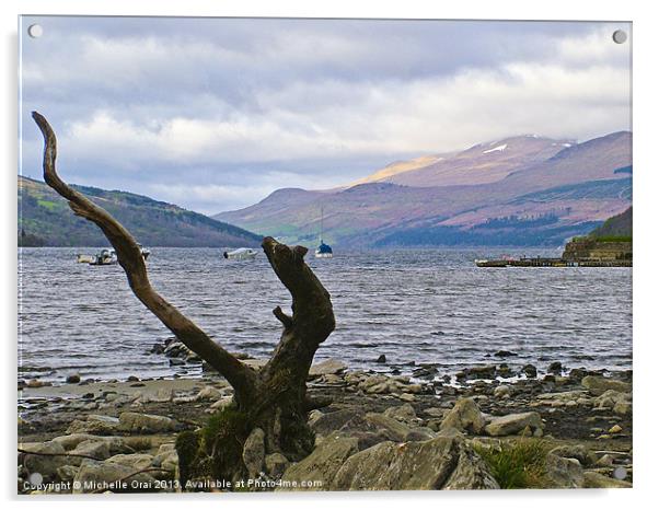Loch Tay Acrylic by Michelle Orai