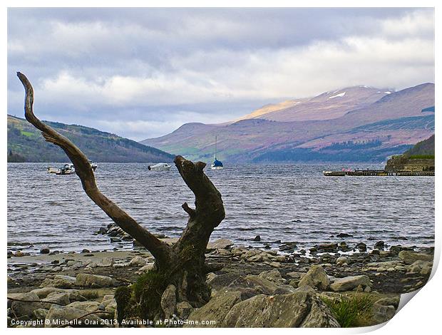 Loch Tay Print by Michelle Orai