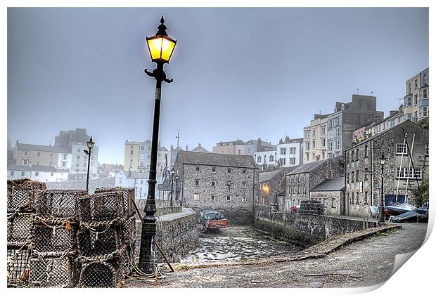 Tenby Harbour Print by Simon West