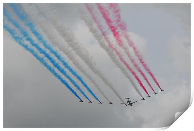 Red Arrows Print by Helen Edwards