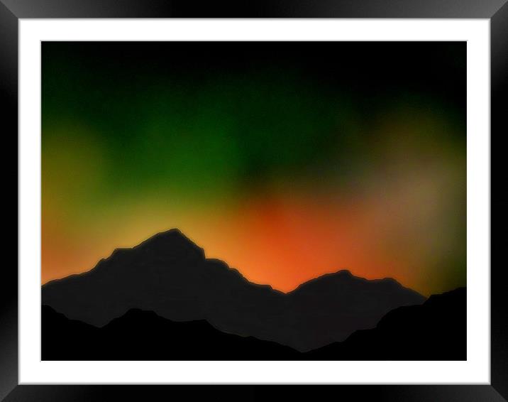 northern light Framed Mounted Print by dale rys (LP)