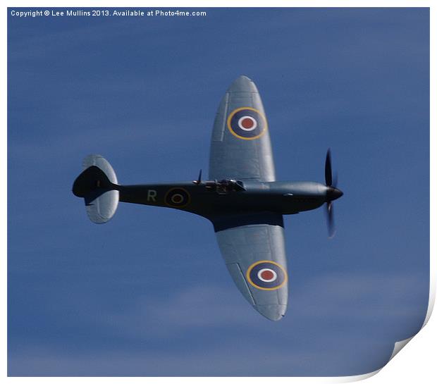 Spitfire PR.XI Print by Lee Mullins