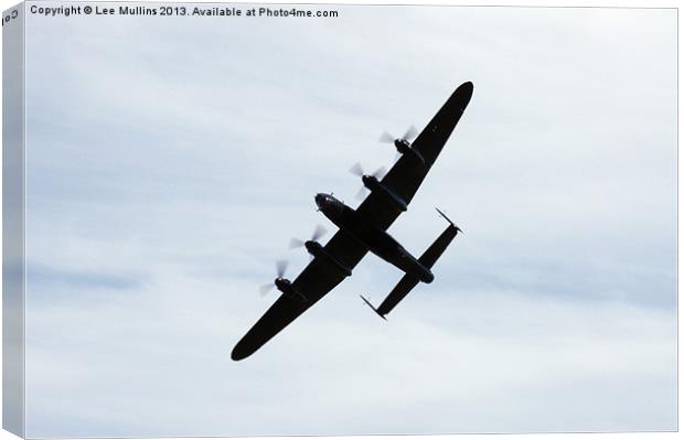 Avro Lancaster Canvas Print by Lee Mullins
