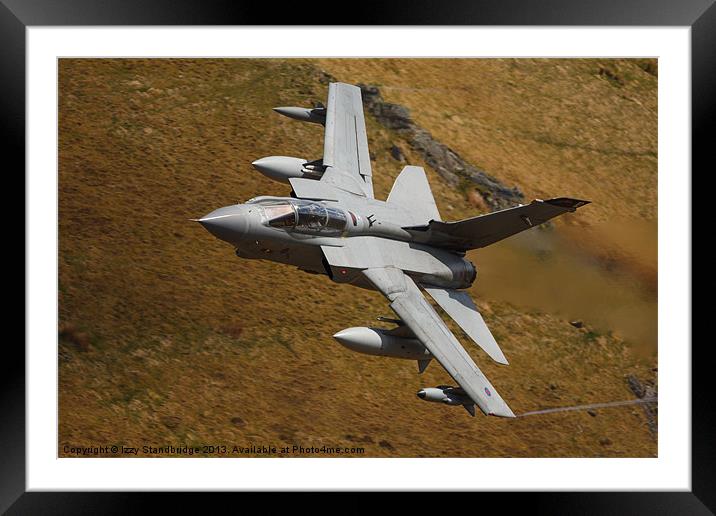 Tornado GR4 Low Fly Framed Mounted Print by Izzy Standbridge