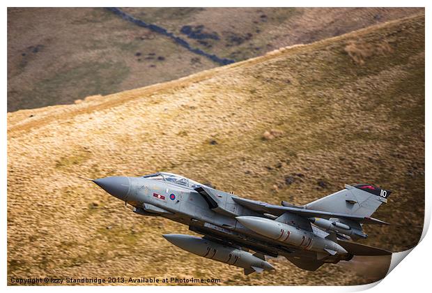 Tornado GR4 low fly Print by Izzy Standbridge