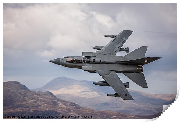 Tornado GR4 Low fly Print by Izzy Standbridge