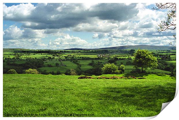 Green And Pleasant Land Print by Carole-Anne Fooks