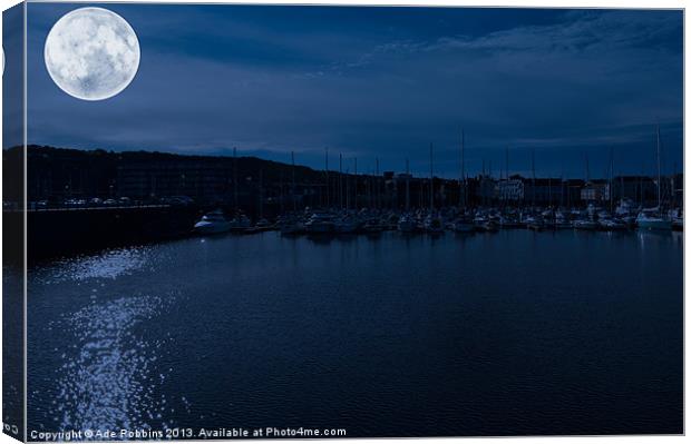 Harbour Nights Canvas Print by Ade Robbins