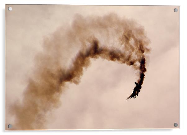 Plane Display Smoke Acrylic by Peter F Hunt