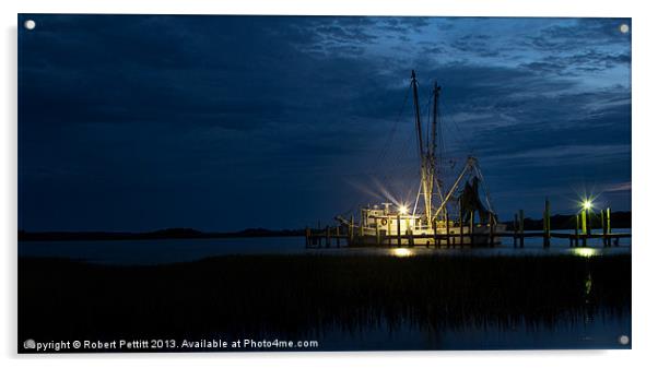 Good Night South Carolina Acrylic by Robert Pettitt