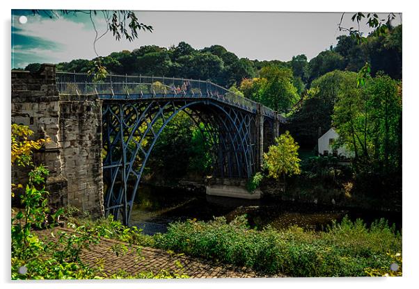 The Iron Bridge Acrylic by Tim Finch